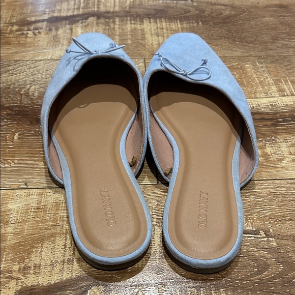 Old Navy Light Blue Bow Mules - Picture 3 of 4